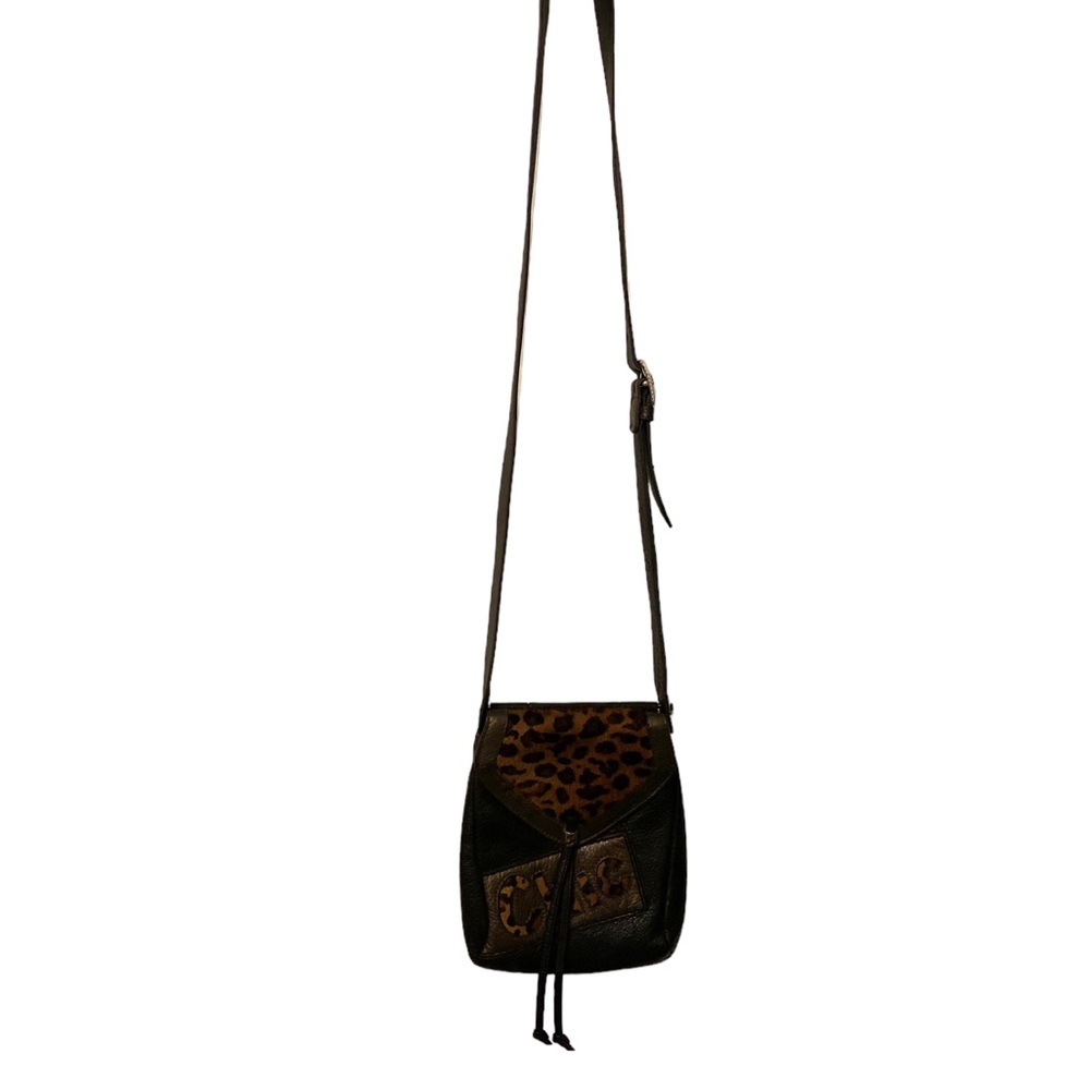 Brighton Fashionista Collection “Chic” Calf Hair Leather Crossbody Handbag - Picture 2 of 6
